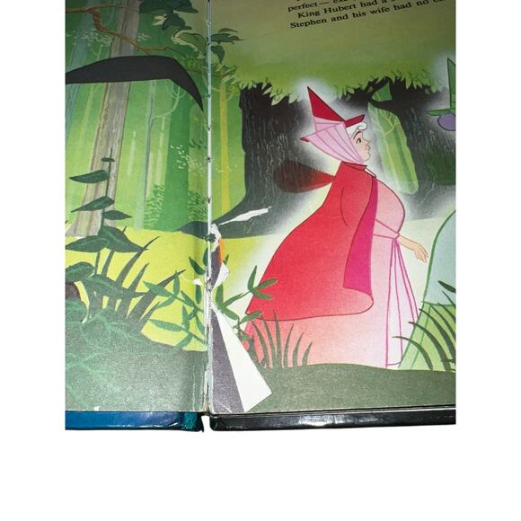 Vintage 80s-90s Disney's Classic hardcover Books lot of 5 sleeping beauty,alice - Picture 10 of 16